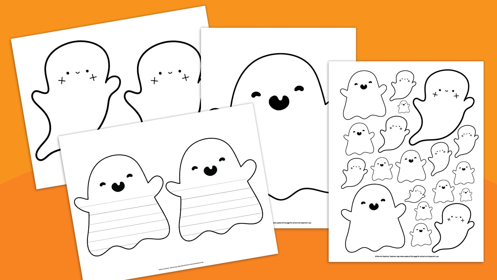 free printable ghost templates