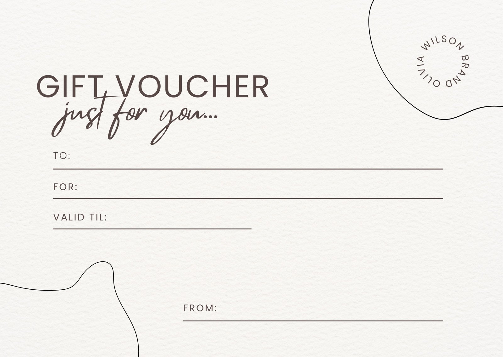 Free Printable Gift Certificate Templates To Customize Canva