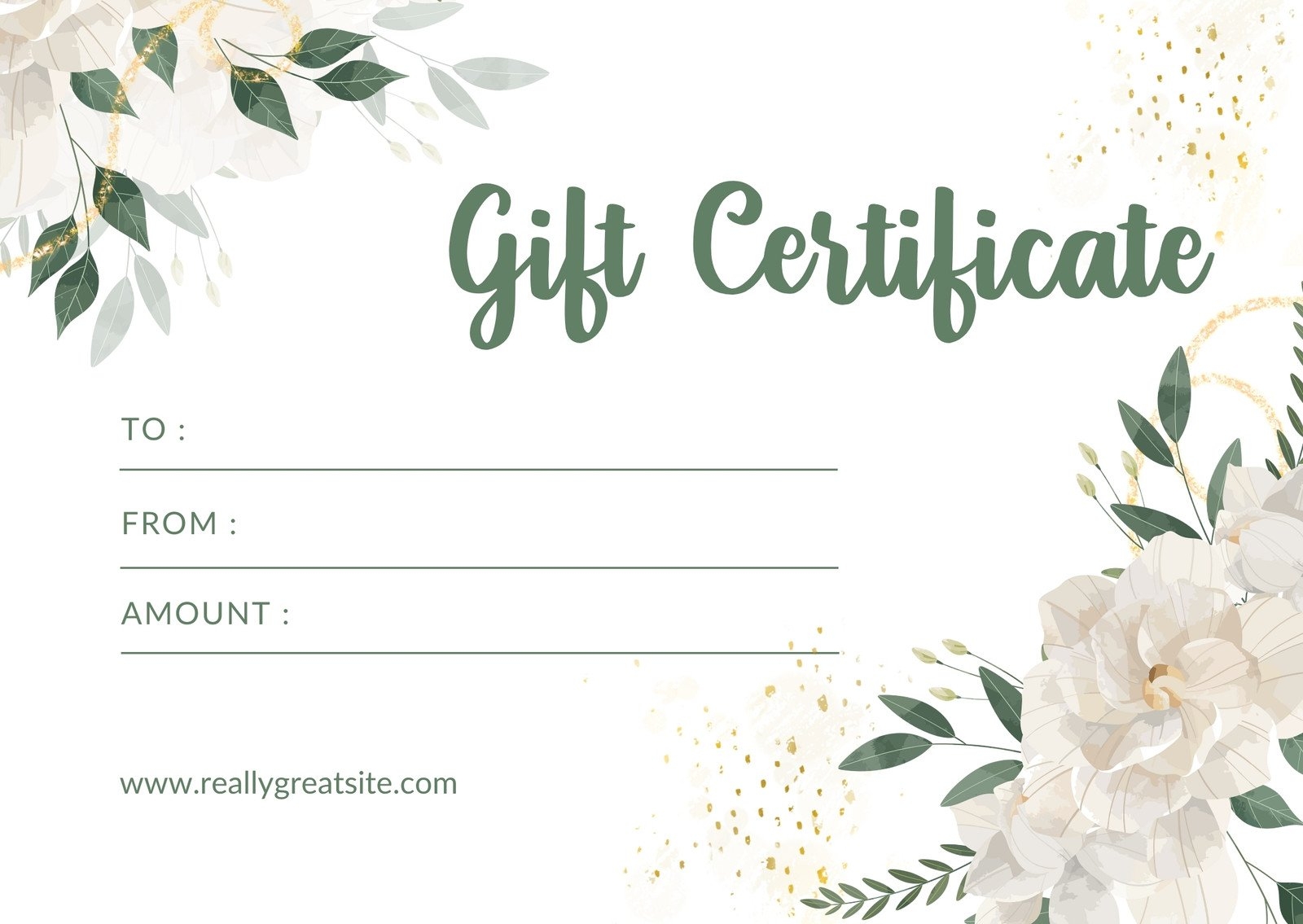 gift certificate template free printable