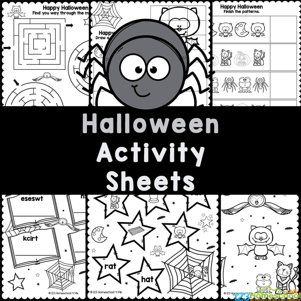 halloween worksheets printable halloween worksheets printable