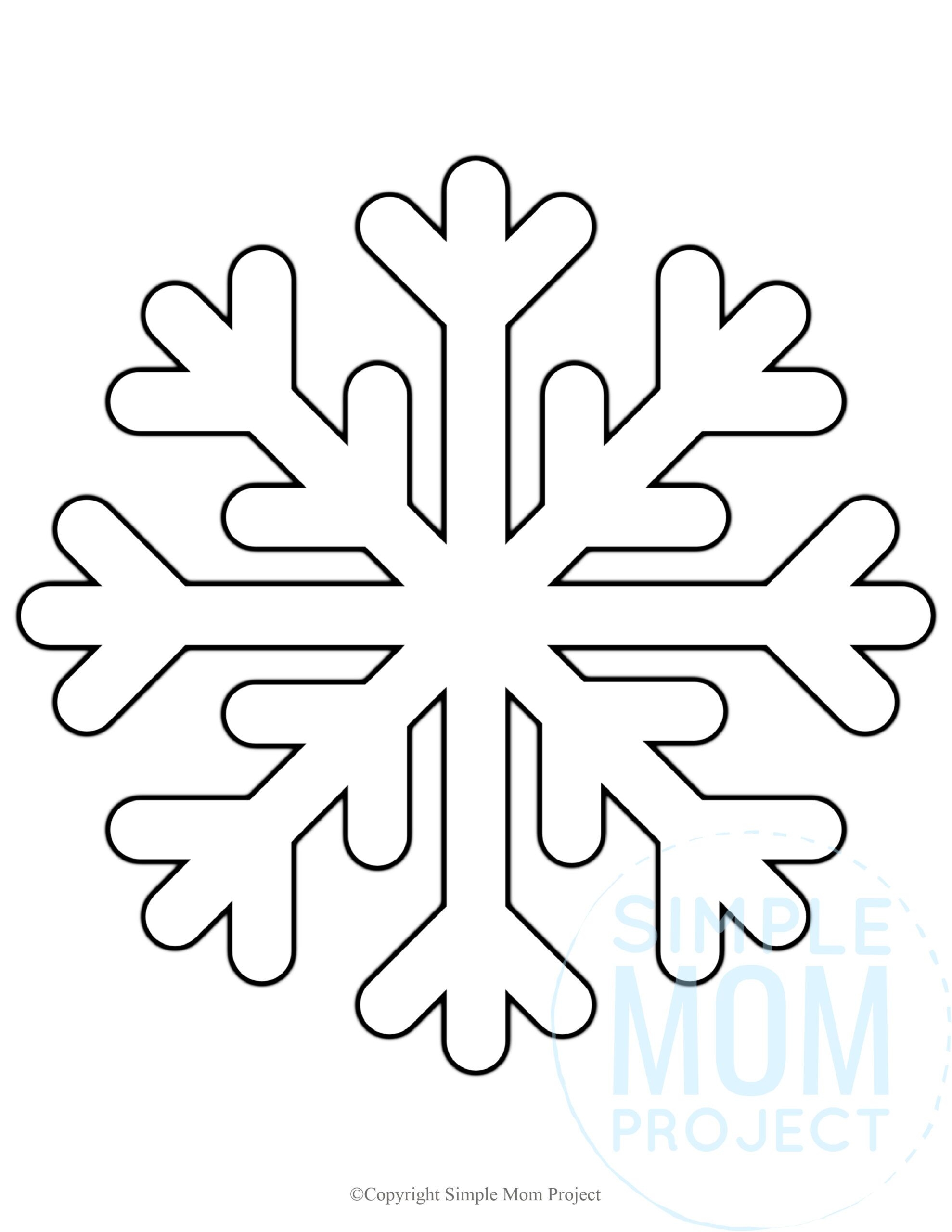 printable snowflakes template printable snowflakes template
