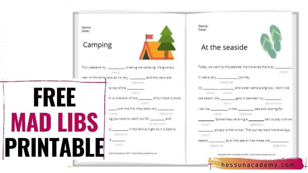 Free Printable Mad Libs For Kids The Ultimate Collection