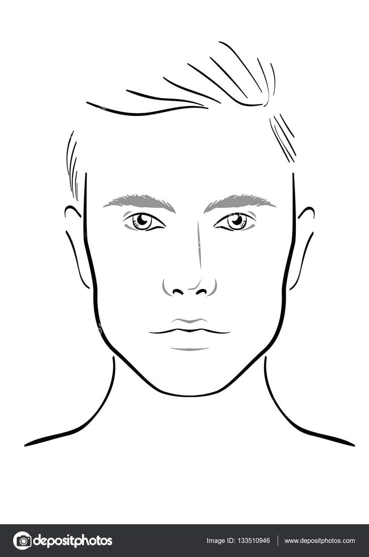makeup face template printable