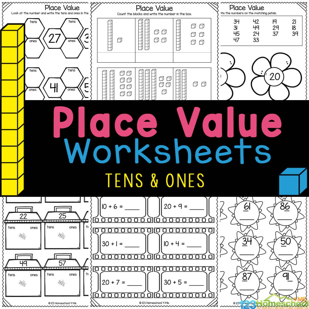 free printable place value worksheets
