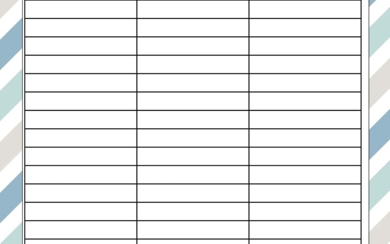 Free Printable Potluck Sign Up Sheets