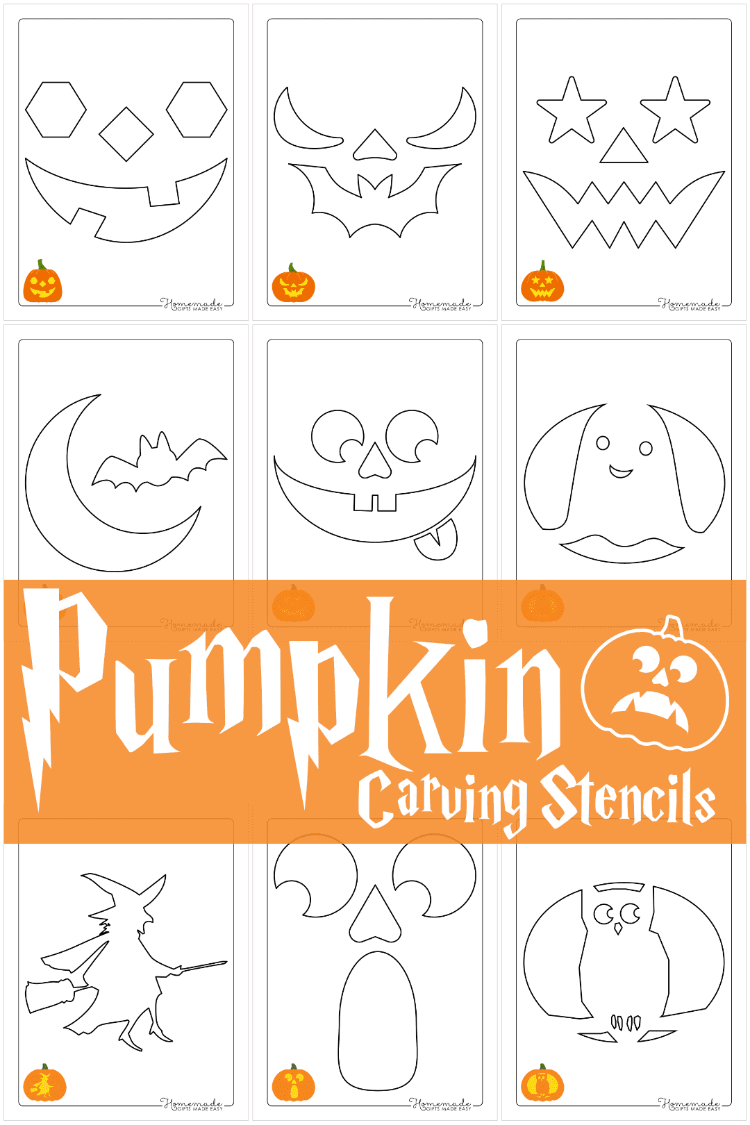 free printable pumpkin templates