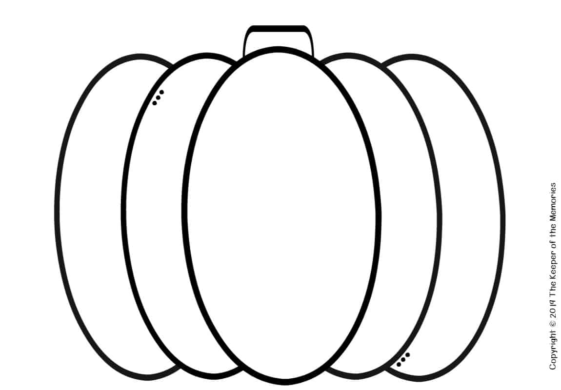 free printable pumpkin template