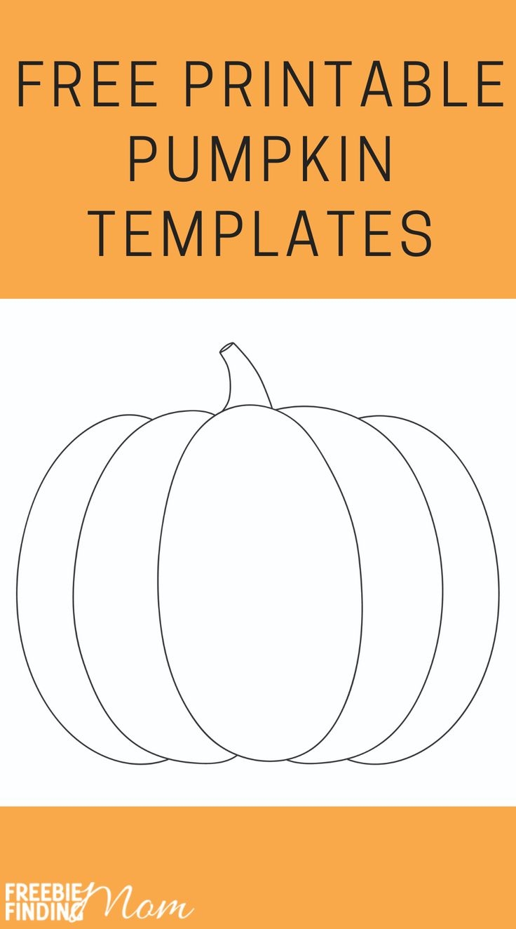 Free Printable Pumpkin Templates