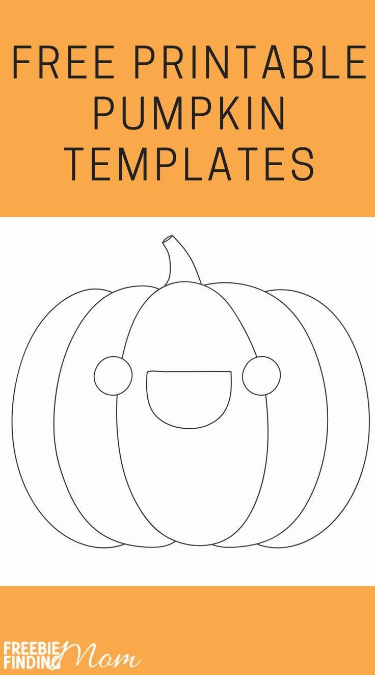 Free Printable Pumpkin Templates