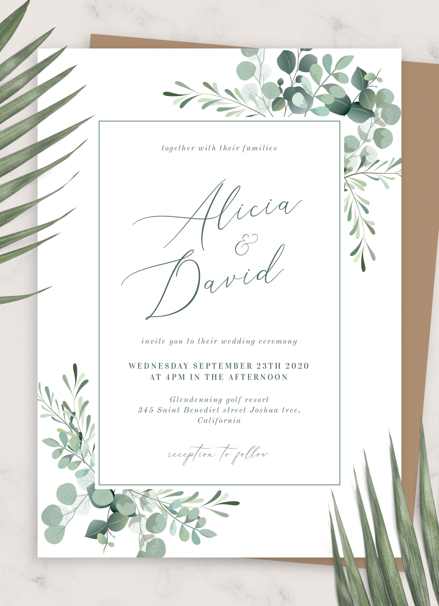 printable wedding invitation templates