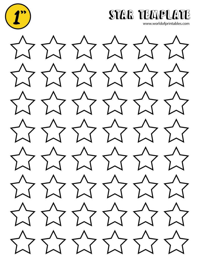 Free Star Template Printables World Of Printables Free Star Template Printables World Of Printables