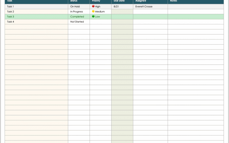 Free To Do List Templates In Excel