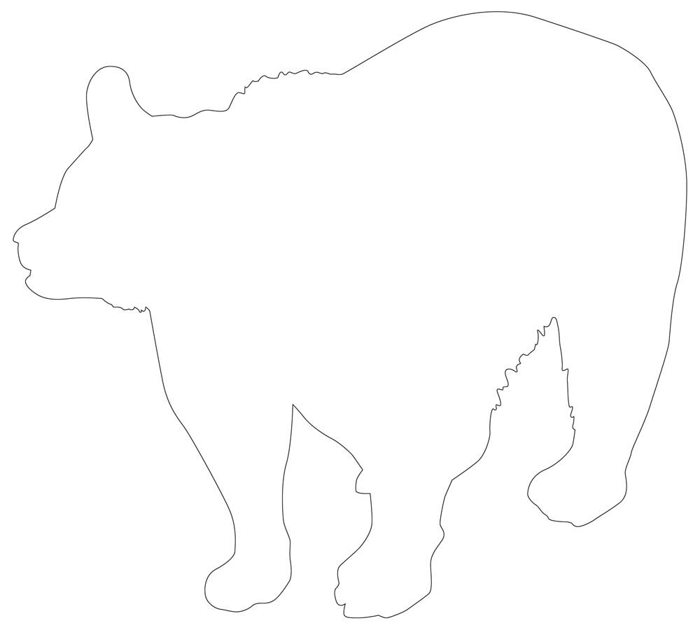 printable bear template printable bear template