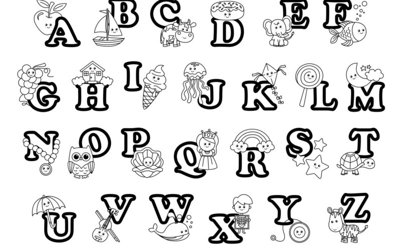 Fun And Easy To Print ABC Coloring Pages For Preschoolers Kindergartners Tulamama