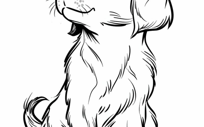Get Your Puppy Fix Over 200 Printable Puppy Coloring Pages Digital Download Etsy