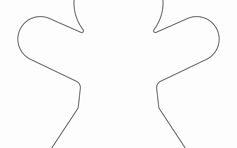 Gingerbread Man Template Free Printable Childhood Magic
