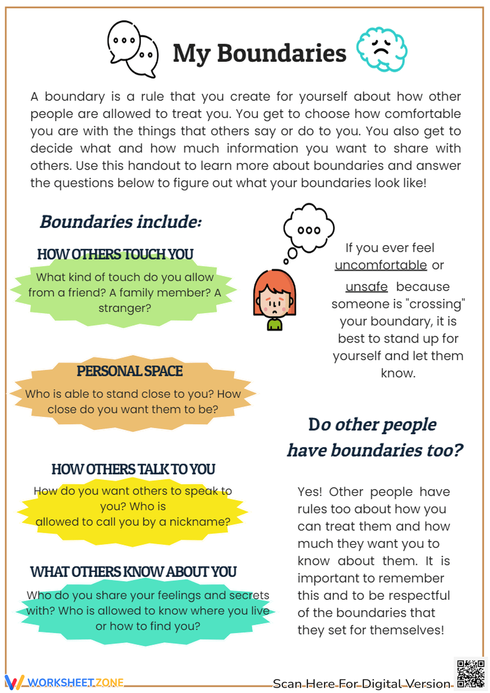 free printable setting boundaries worksheet free printable setting boundaries worksheet