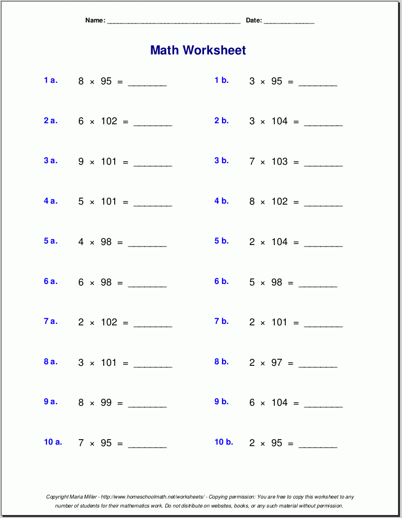 free printable worksheets for fifth graders