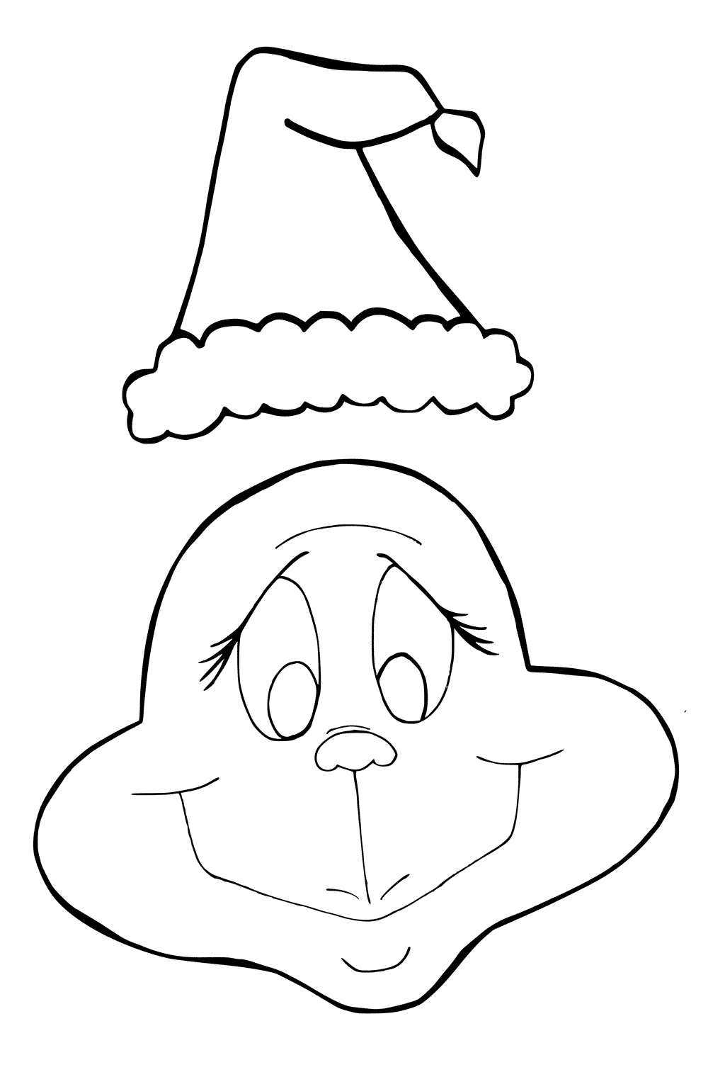 Grinch Cut Out Template