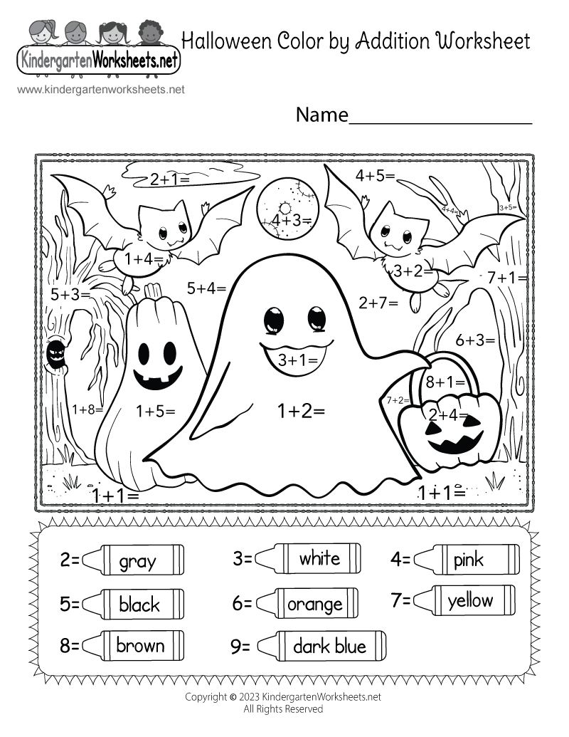 free halloween printable worksheets