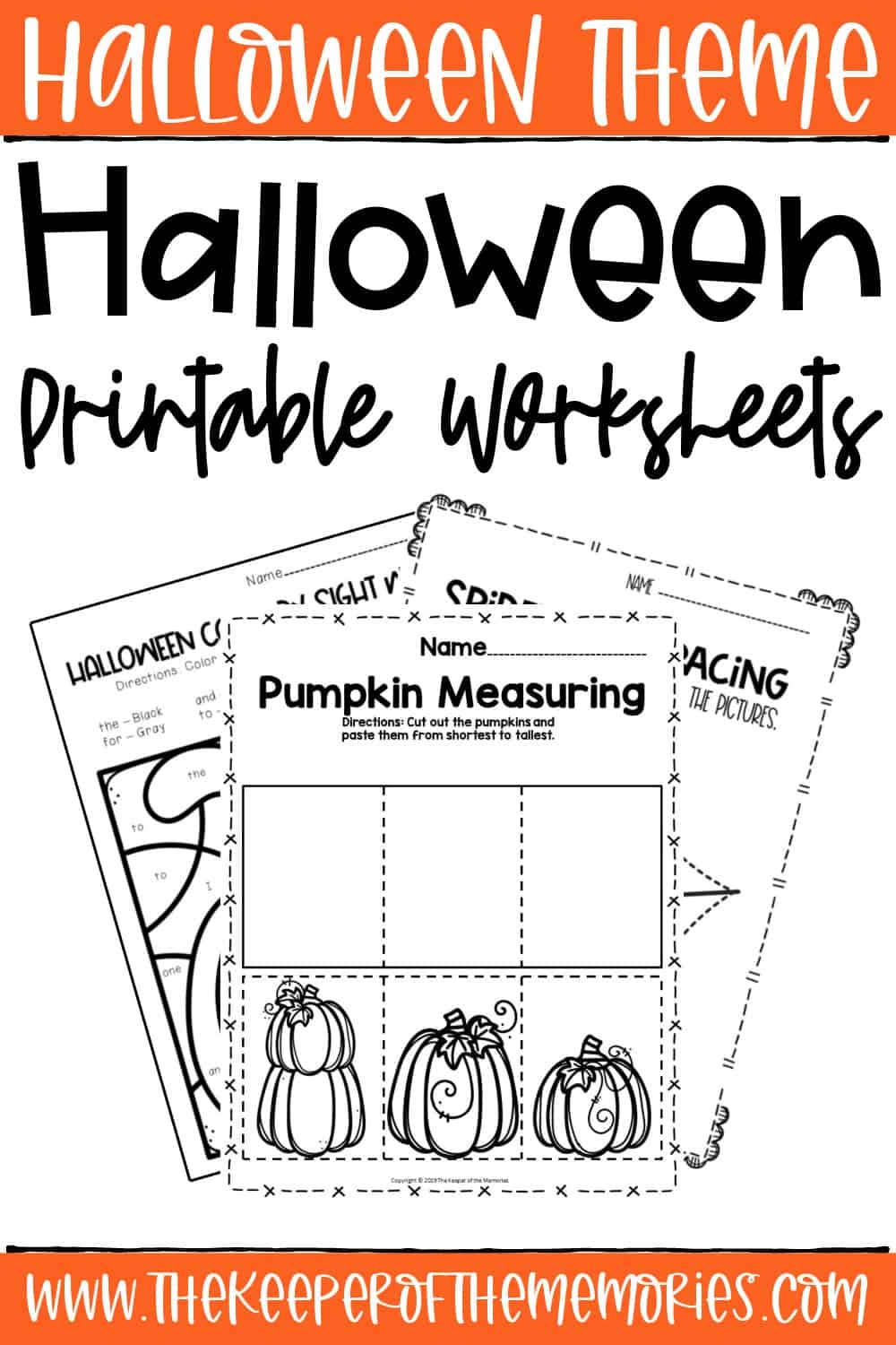 halloween printable worksheets