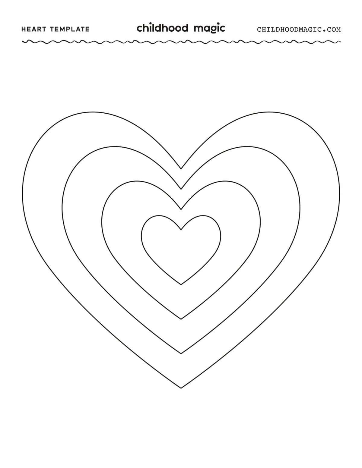 printable hearts template