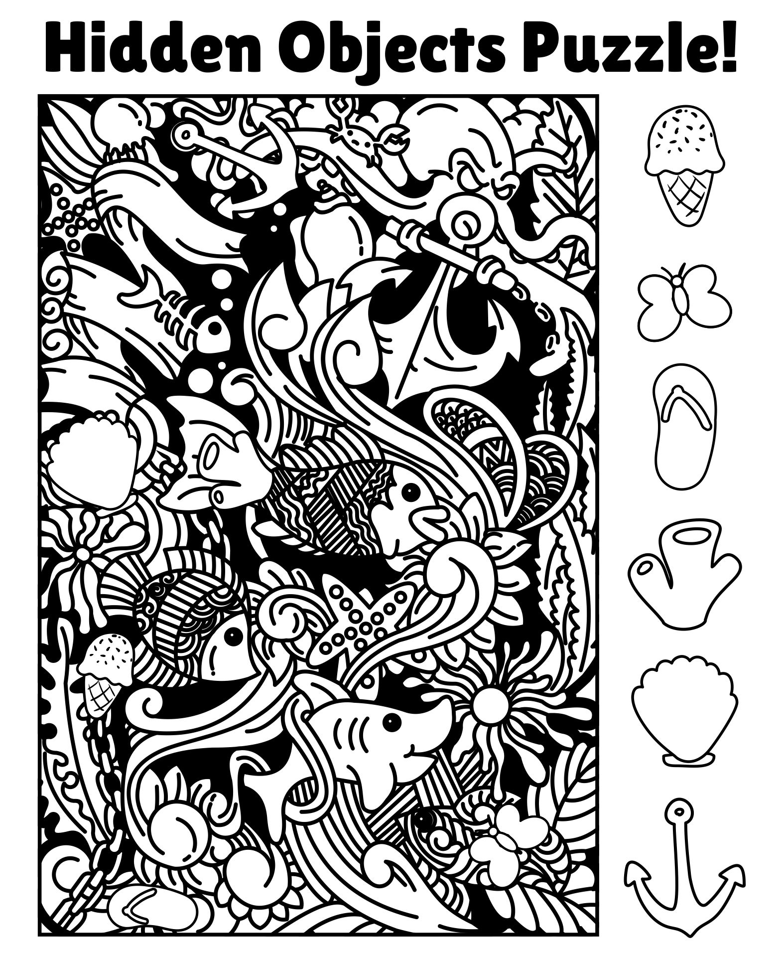 free highlights hidden pictures printable worksheets