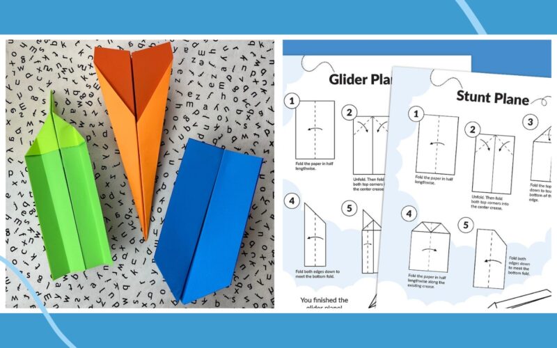 How To Make Paper Airplanes Free Printable