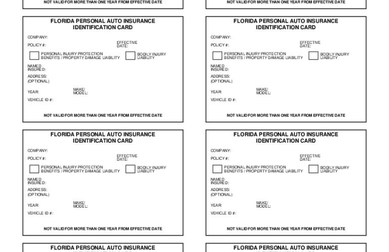 Insurance Card Template Fill Online Printable Fillable Blank PdfFiller