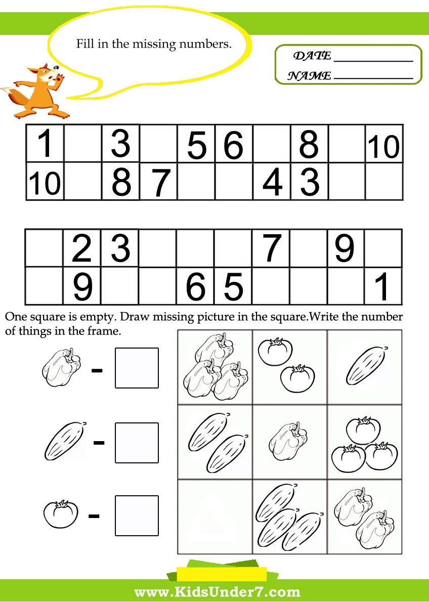 free printable 7 years old maths worksheet