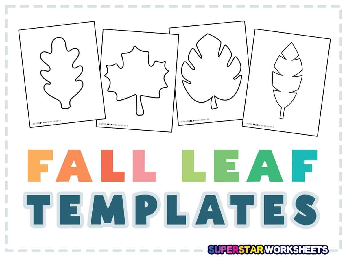 fall leaves worksheets printables