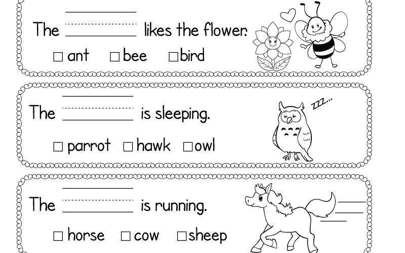 Learning To Read Worksheet Free Printable Digital PDF