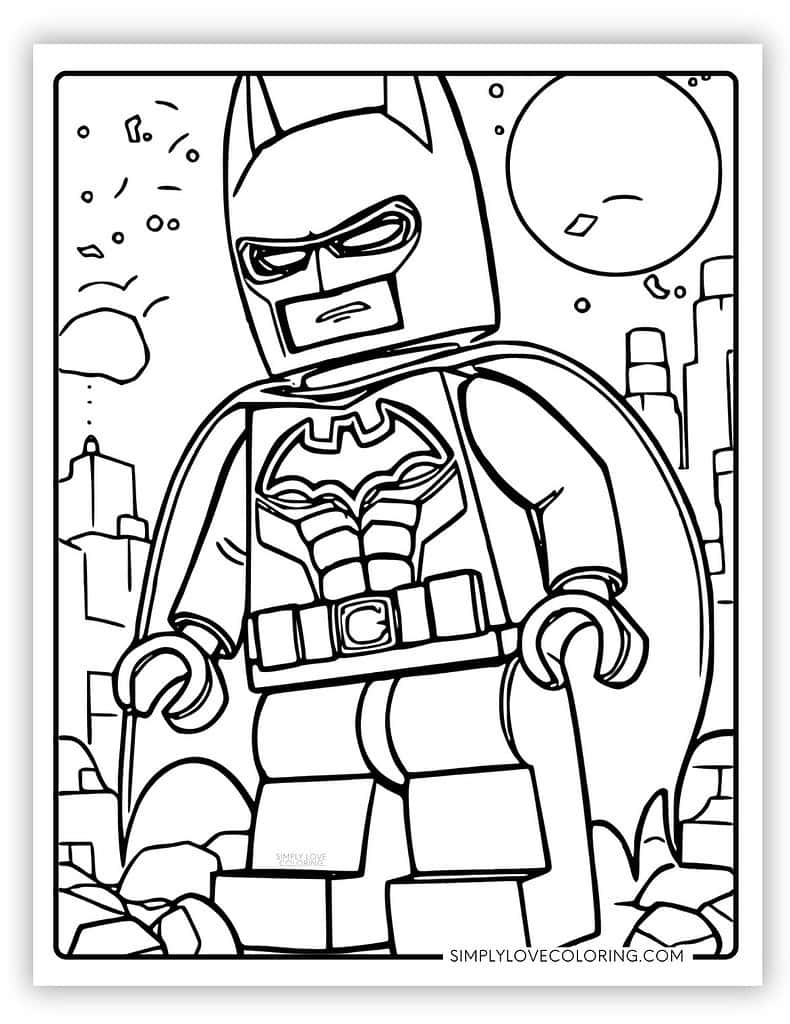 Lego Coloring Pages Free PDF Printables Simply Love Coloring Lego Coloring Pages Free PDF Printables Simply Love Coloring