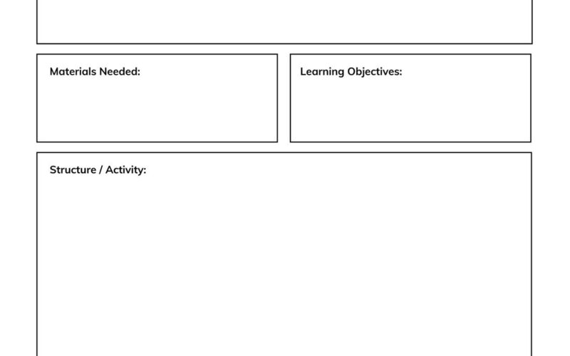 Lesson Plan Templates You Can Customize For Free Canva