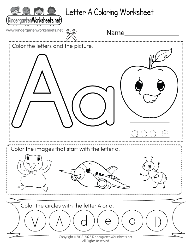 free printable abc worksheets for kindergarten