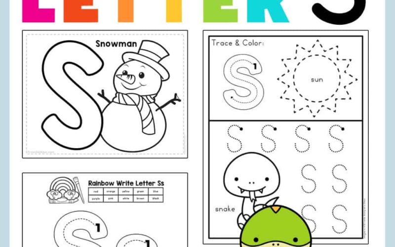 Letter S Preschool Printables Preschool Mom