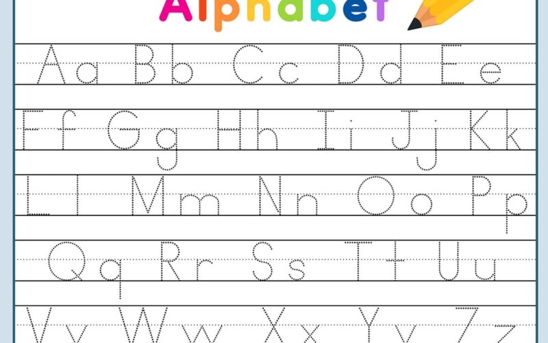 Letter Tracing Worksheets Superstar Worksheets