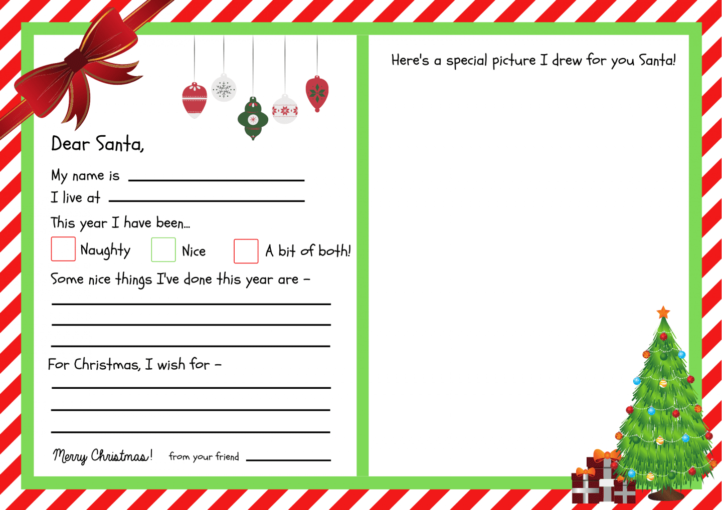 Letters To Santa Templates Free Printables Super Busy Mum Northern Irish Blogger Letters To Santa Templates Free Printables Super Busy Mum Northern Irish Blogger