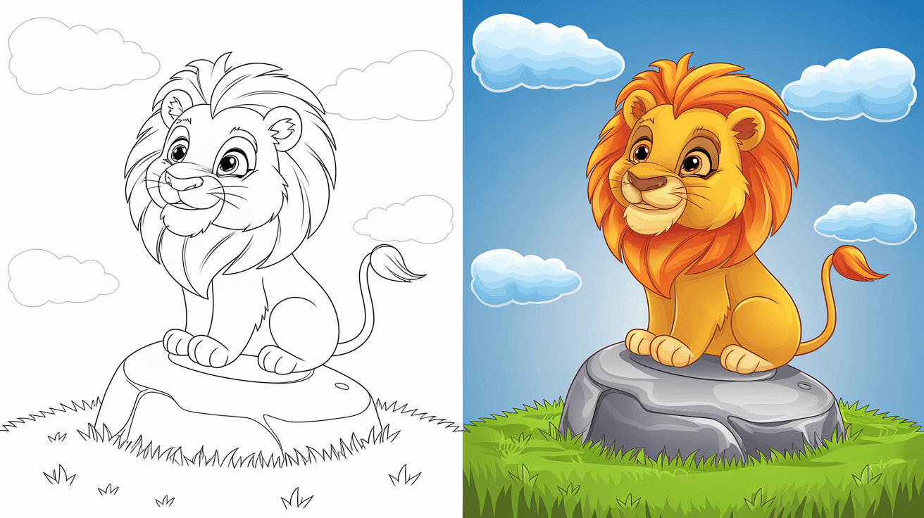 Lion Coloring Pages 40 Free Printable PDF