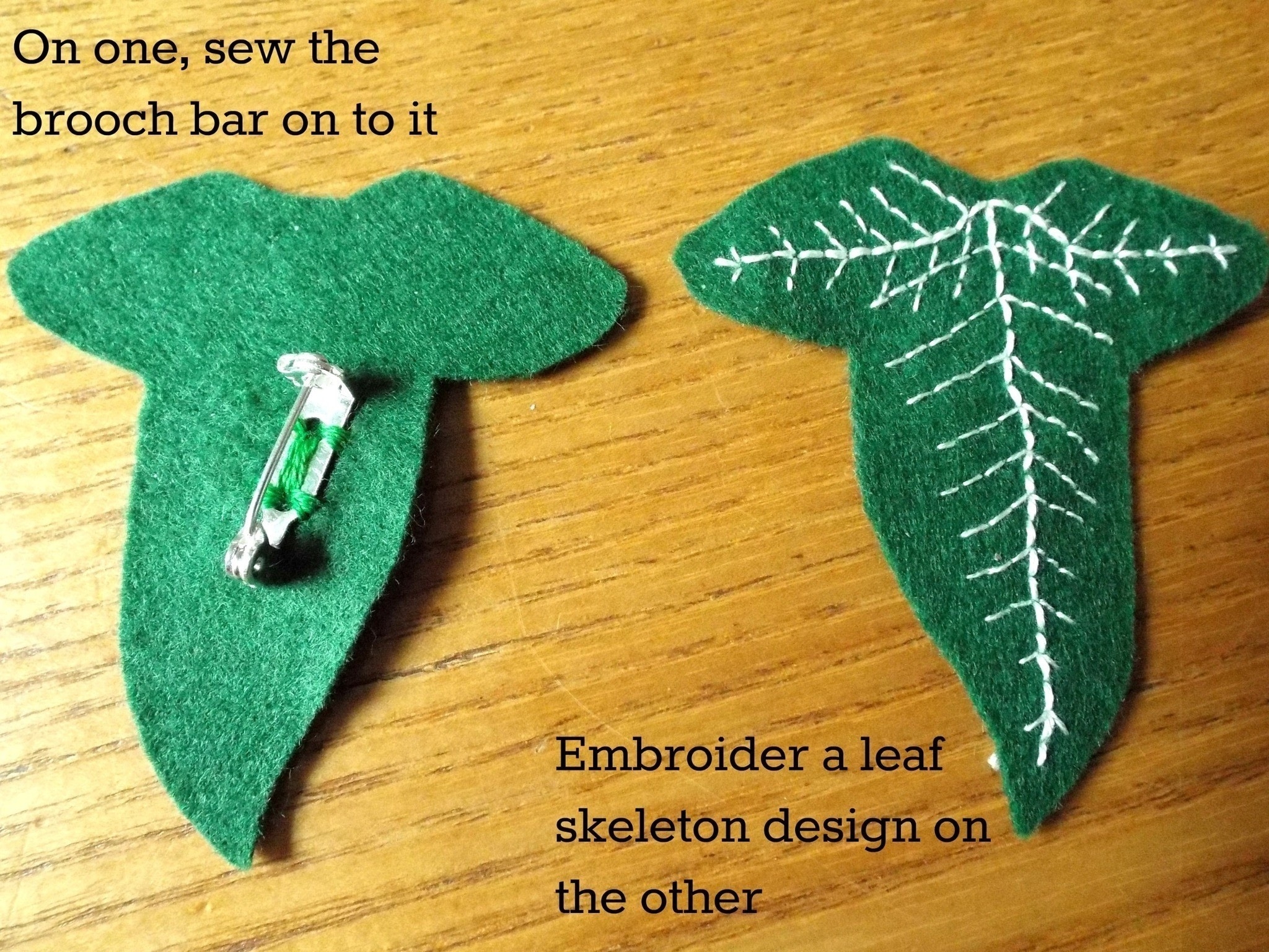 Lord Of The Rings Leave Cloak Clasp Brooch How To Make A Fabric Brooch Needlework On Cut Out Keep