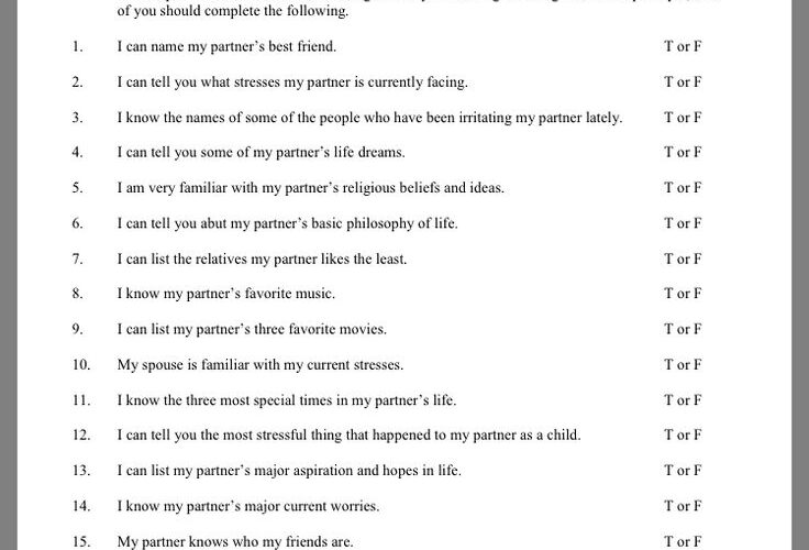 Marriage Advice Worksheet For Kindergarten