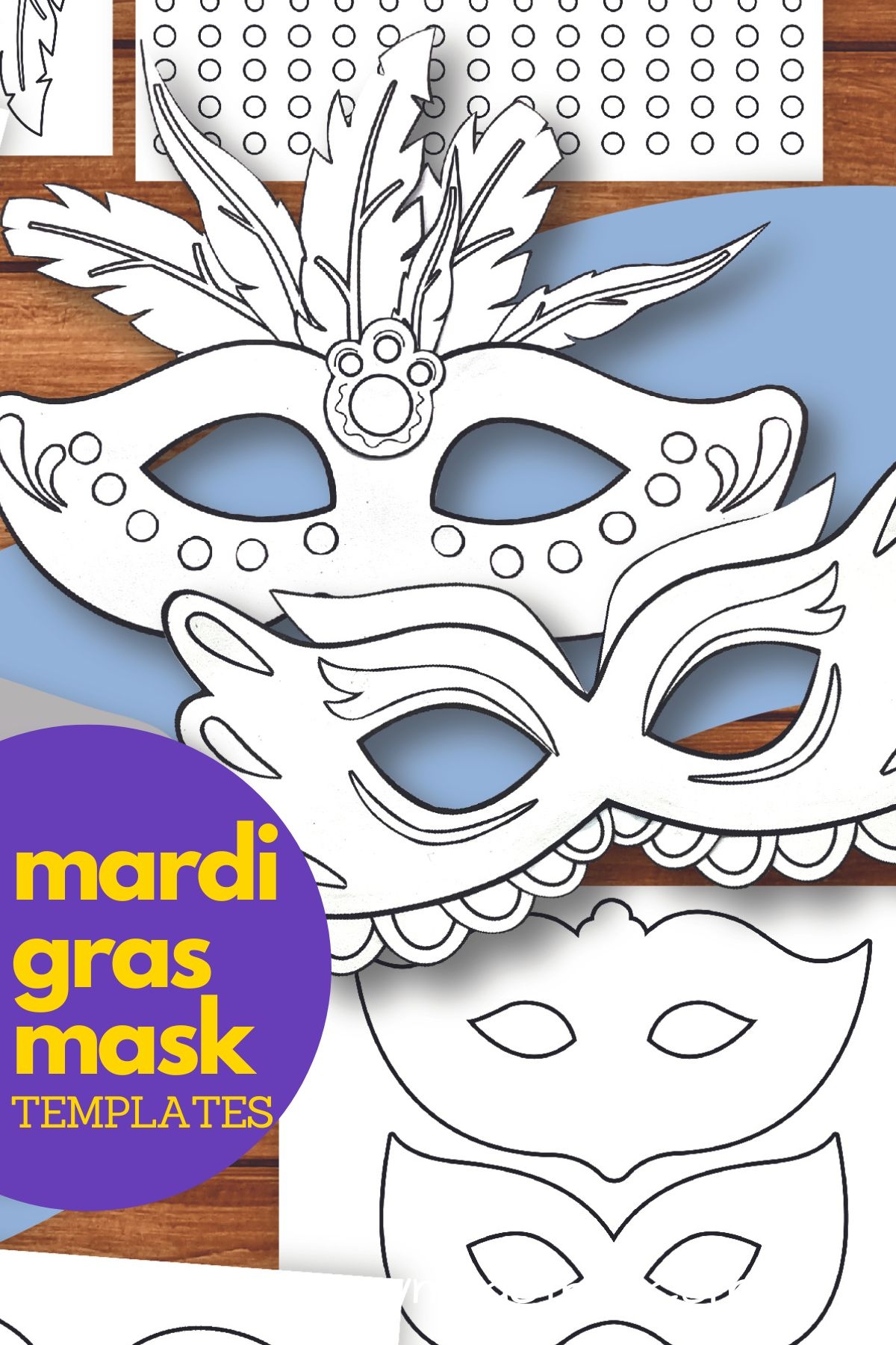 mask template printable