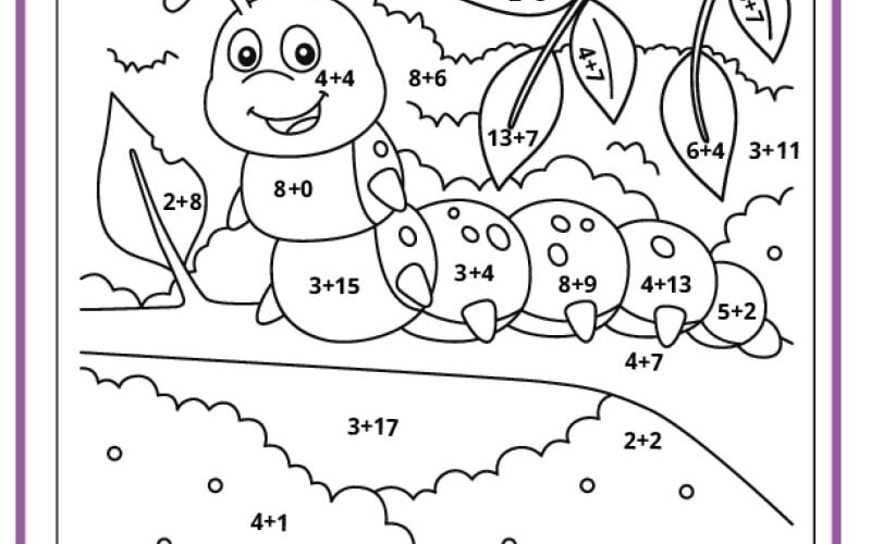 Math Coloring Pages Printable PDFs By K12mathworksheets