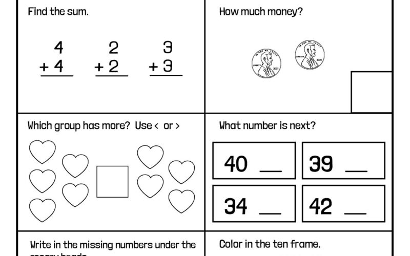Math Review Addition Counting TheCatholicKid