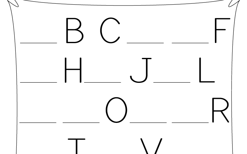 Missing Letter Worksheets Free Printables Doozy Moo