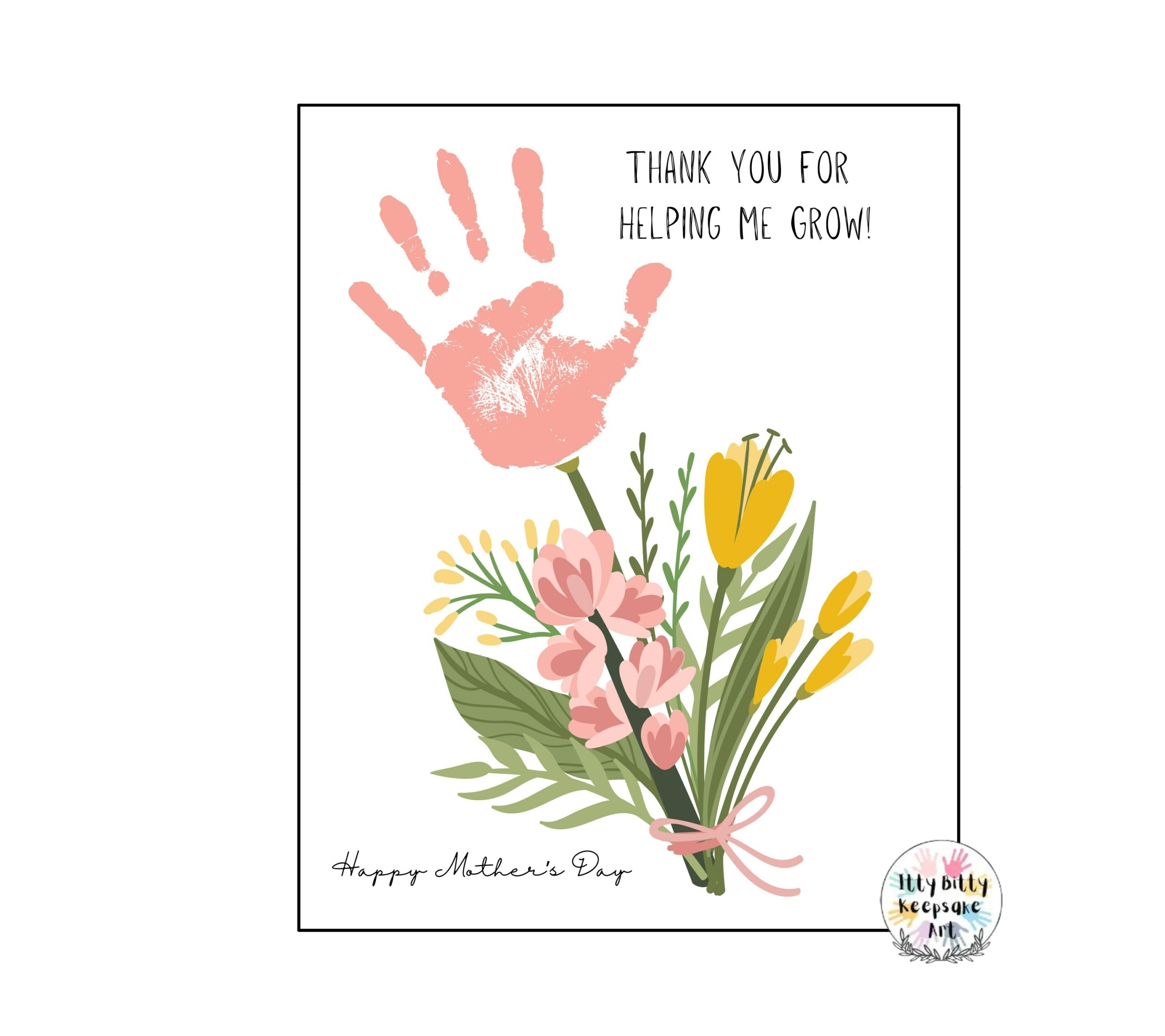 printable mothers day craft template