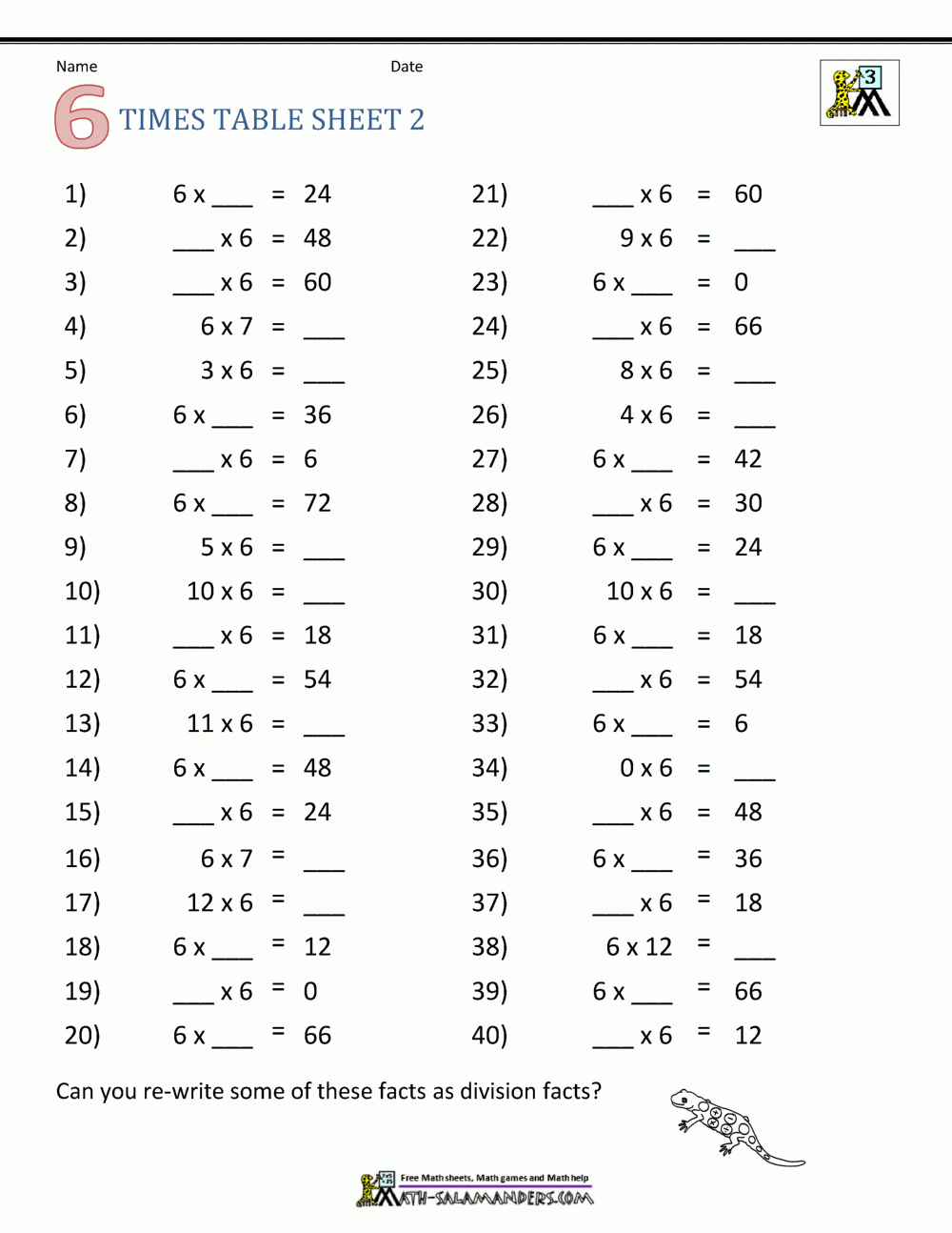 multiplication worksheets grade 3 printable
