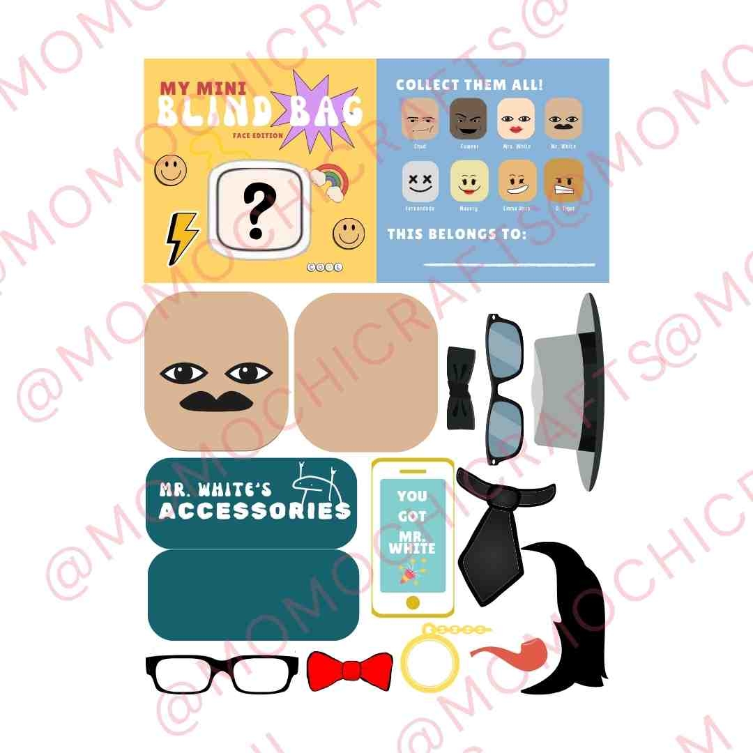 printable blind bag template