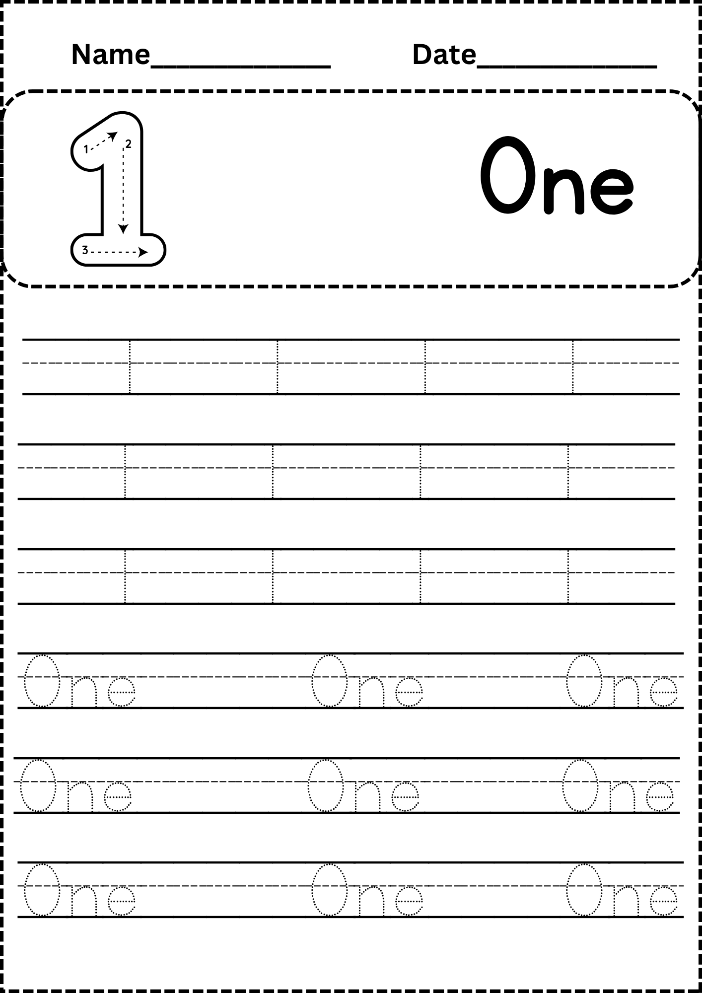 printable number writing worksheets