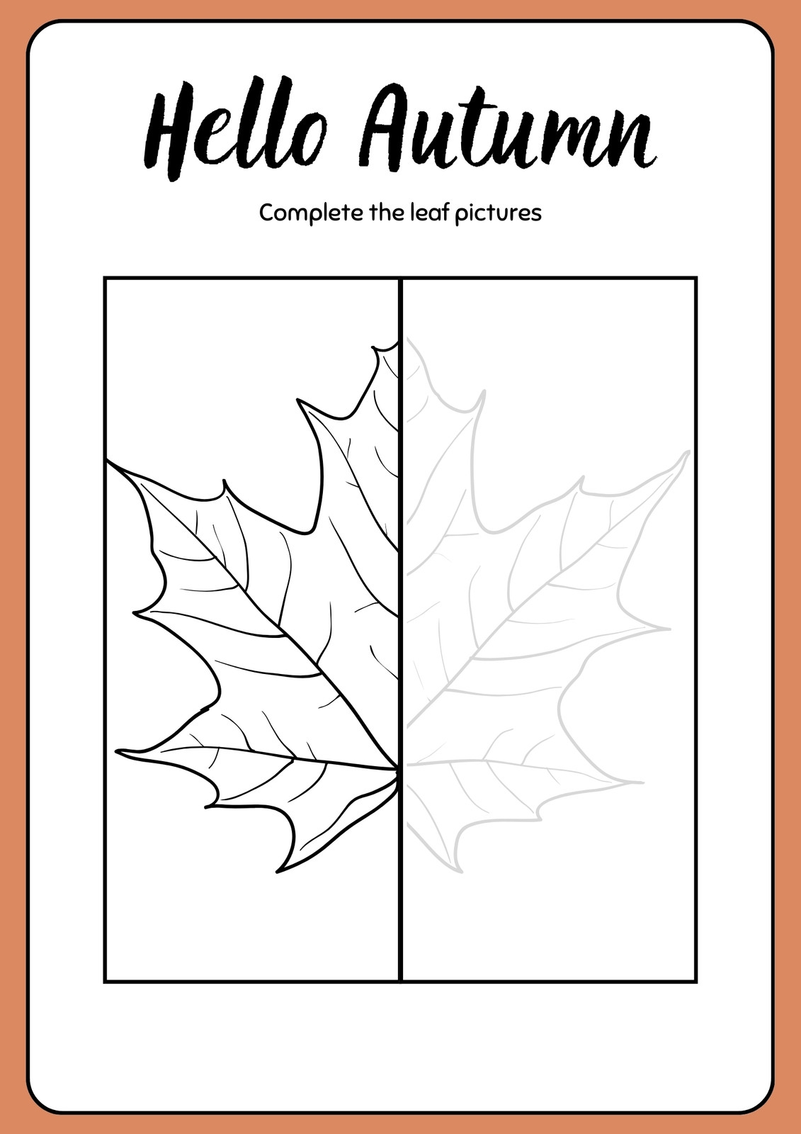Page 5 Free To Edit Autumn themed Worksheet Templates Canva